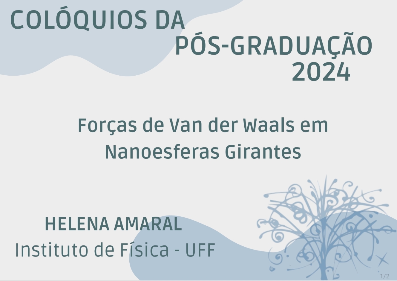 Forças de Van der Waals em Nanoesferas Girantes