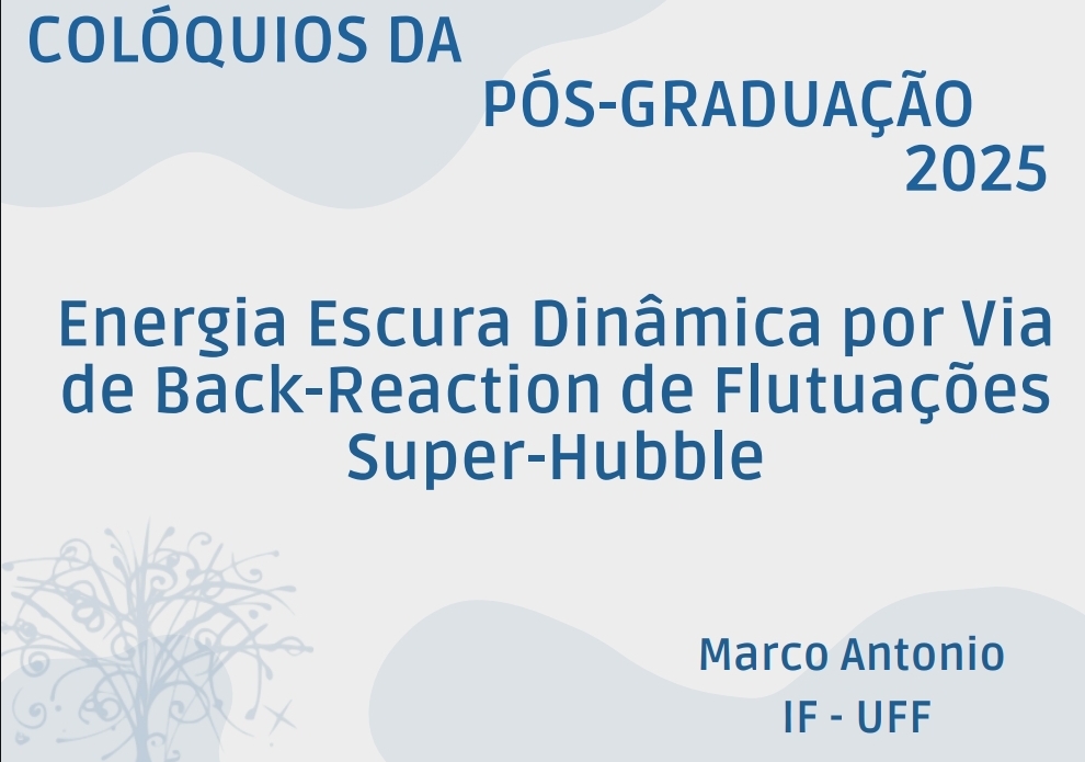 Energia Escura Dinâmica por Via de Back-Reaction de Flutuações Super-Hubble (07/05)
