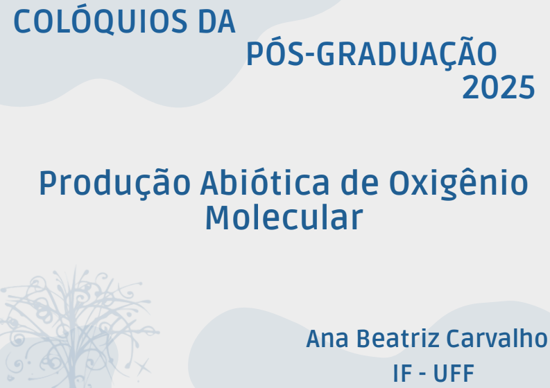 Produção Abiótica de Oxigênio Molecular(04/06)