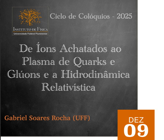 De Íons Achatados ao Plasma de Quarks eGlúons e a Hidrodinâmica Relativística (09/12)